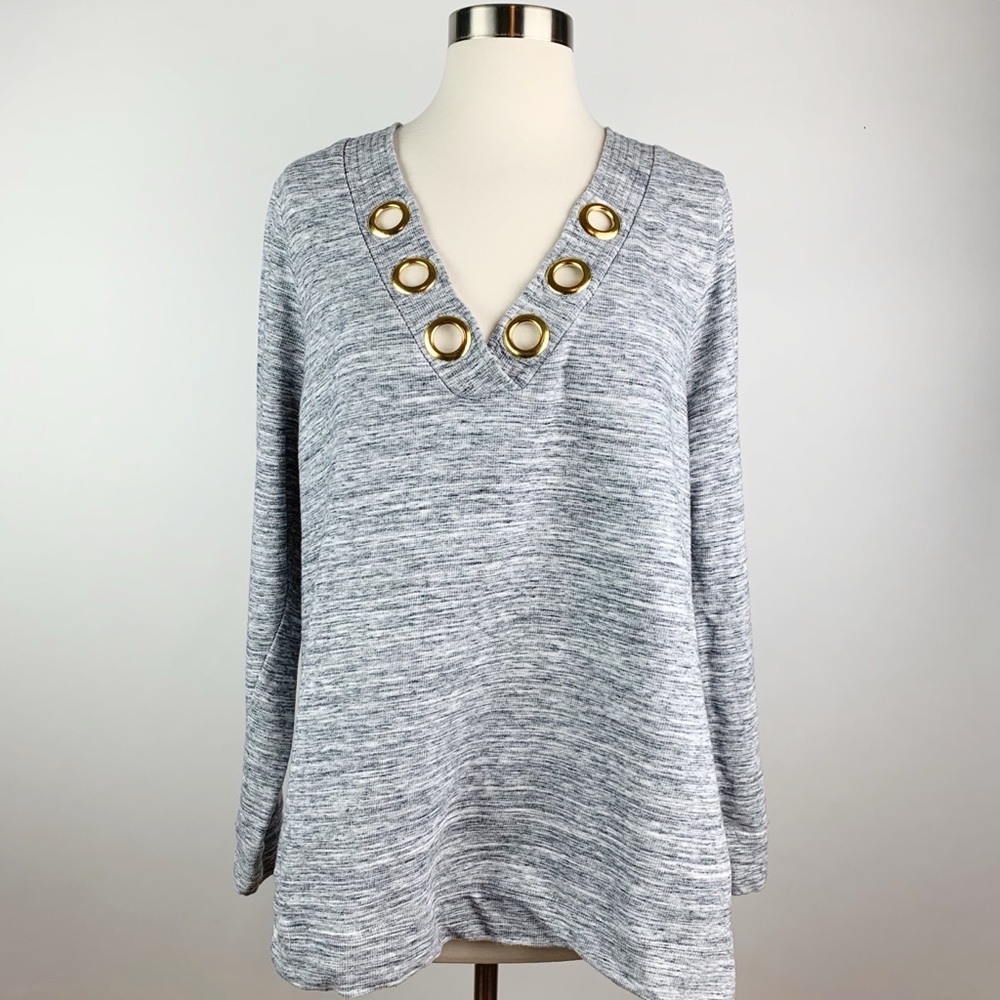Lane Bryant Gray Top Size 18/20